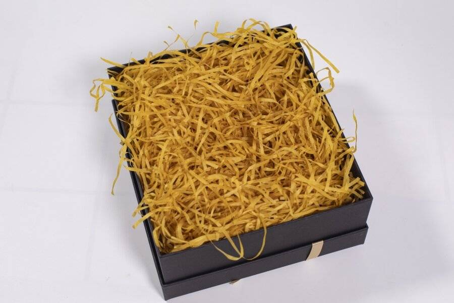 Woodluv Shredded Tissue Paper For Gift Boxes Filler, 500g, Beige