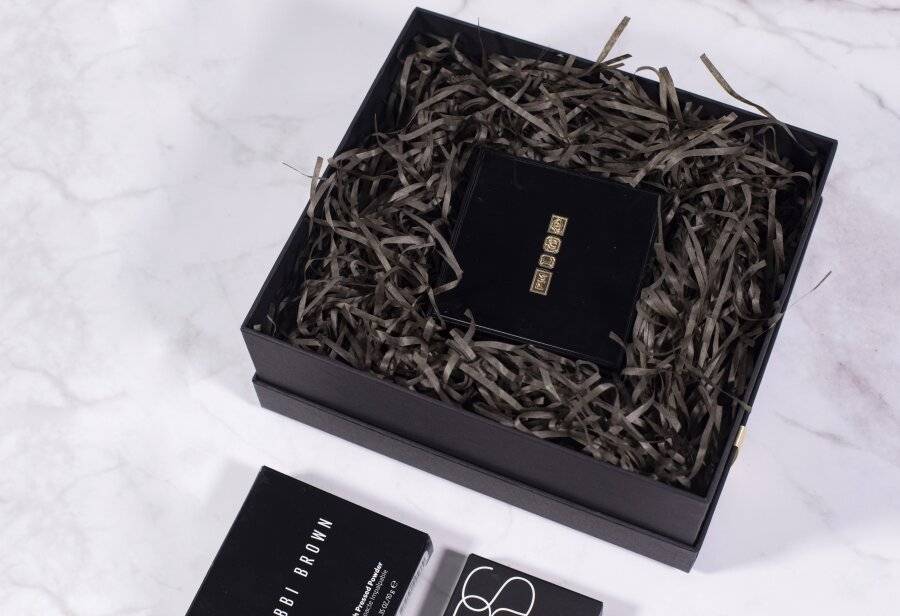 Woodluv Shredded Tissue Paper For Gift Boxes Filler, 500g, Black