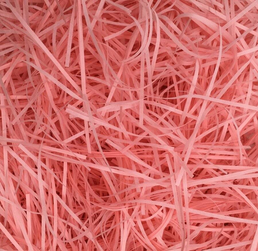 Woodluv Shredded Tissue Paper For Gift Boxes Filler, 500g, Pink