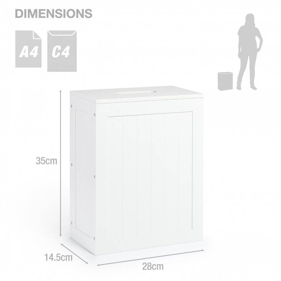 Woodluv Slimline MDF Multi Purpose Bathroom Storage Unit