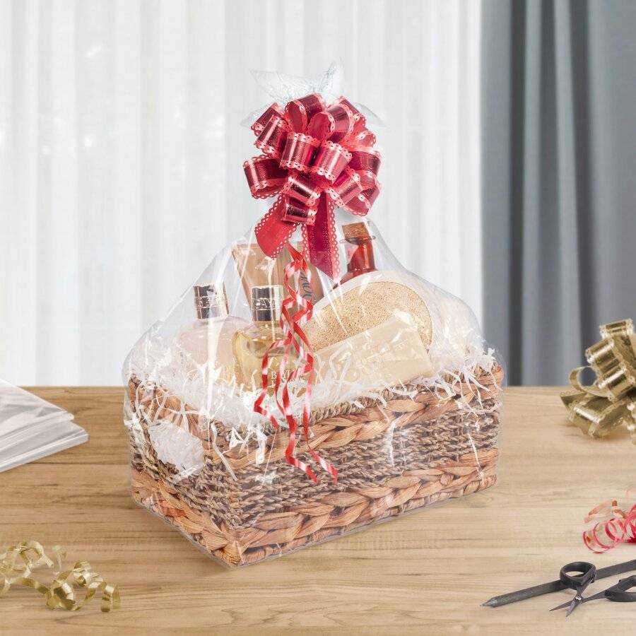 Woodluv Small Handwoven Seagrass & Water Hyacinth Storage Basket