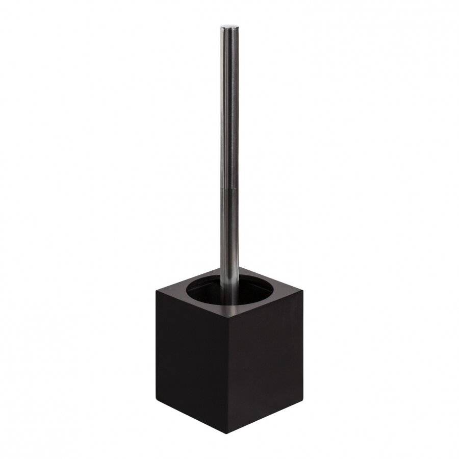 dark brown toilet brush holder