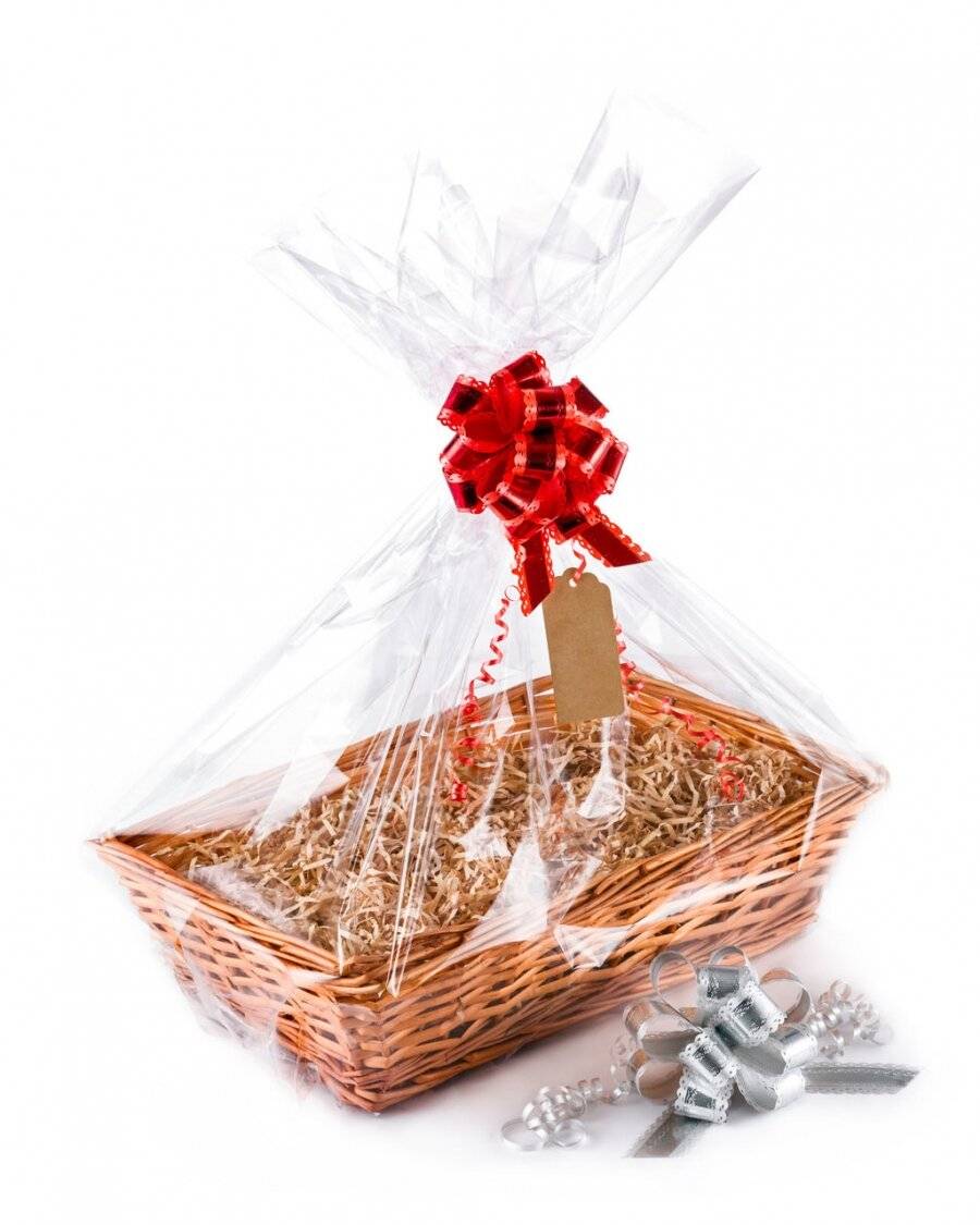 Woodluv Wicker Hamper Basket Includes Create Your Own Gift Hamper Kit