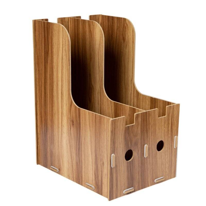 Woodluv Wooden 2 section File and documents  Divider unit